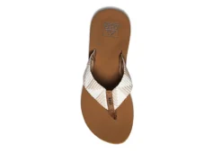 Reef Womens Spring Woven Flip Flop Sandal - Tan -Shoe Sales Store US 01 202598 02