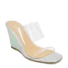 Xoxo Womens Lotys Wedge Sandal - Clear -Shoe Sales Store US 01 202620 00