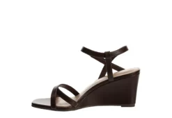 Michael By Michael Shannon Womens Lulu Wedge Sandal - Espresso -Shoe Sales Store US 01 202628 03