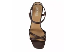 Michael By Michael Shannon Womens Lulu Wedge Sandal - Espresso -Shoe Sales Store US 01 202628 05