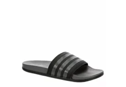 Adidas Womens Adilette Comfort Slide Sandal - Black