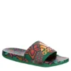 Adidas Womens Adilette Comfort Slide Sandal - Green -Shoe Sales Store US 01 202664 00