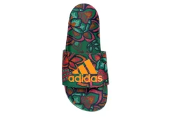 Adidas Womens Adilette Comfort Slide Sandal - Green 14 Adidas Womens Adilette Comfort Slide Sandal - Green -Shoe Sales Store US 01 202664 05