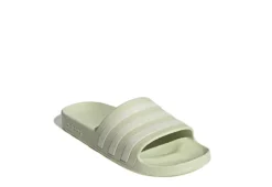 Adidas Womens Adilette Aqua Slide Sandal - Pale Green
