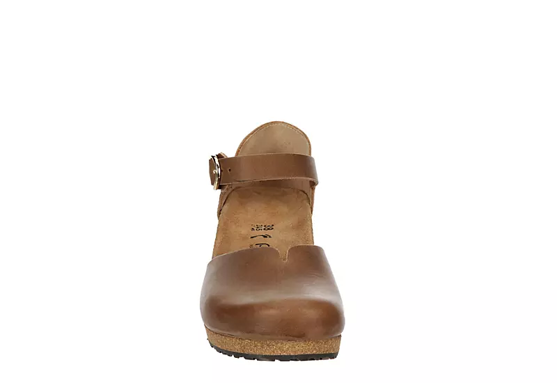 Birkenstock Womens Mary Wedge Sandal - Cognac 5 Birkenstock Womens Mary Wedge Sandal - Cognac - Image 3