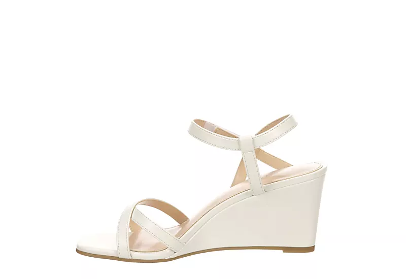 Michael By Michael Shannon Womens Lulu Wedge Sandal - White 6 Michael By Michael Shannon Womens Lulu Wedge Sandal - White - Image 4