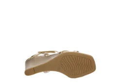 Maripe Womens Lexie Wedge Sandal - Gold -Shoe Sales Store US 01 202778 06