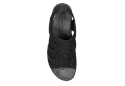 Skechers Womens Pier Lite-memory Maker Sandal - Black -Shoe Sales Store US 01 203055 05