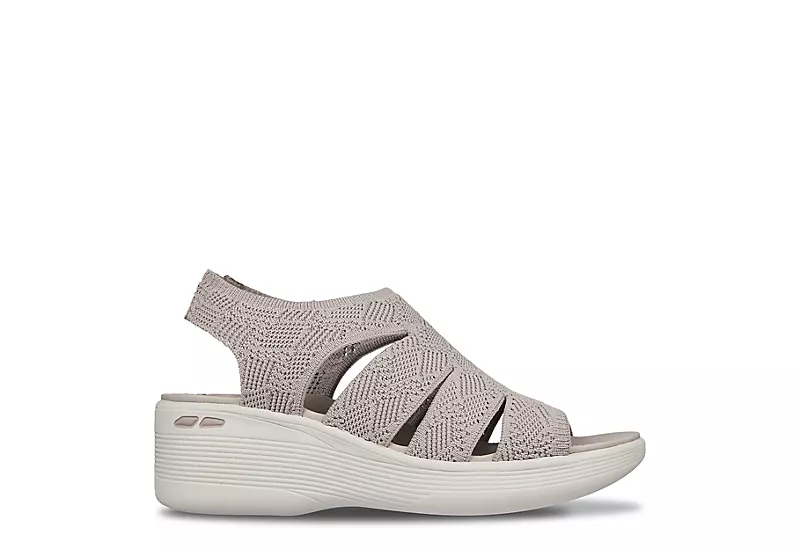 Skechers Womens Pier Lite-memory Maker Sandal - Taupe 4 Skechers Womens Pier Lite-memory Maker Sandal - Taupe - Image 2