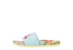 Adidas Womens Adilette Comfort Slide Sandal - Aqua -Shoe Sales Store US 01 203097 03