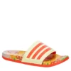 Adidas Womens Adilette Comfort Slide Sandal - Pale Yellow