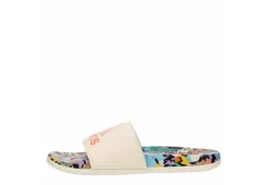 Adidas Womens Adilette Comfort Slide Sandal - Off White -Shoe Sales Store US 01 203099 03
