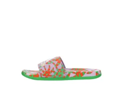 Adidas Womens Adilette Comfort Slide Sandal - Purple -Shoe Sales Store US 01 203100 03