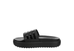 Adidas Womens Adilette Platform Slide Sandal - Black 12 Adidas Womens Adilette Platform Slide Sandal - Black -Shoe Sales Store US 01 203102 03