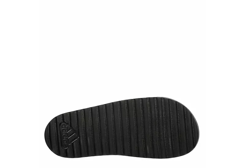 Adidas Womens Adilette Platform Slide Sandal - Black 9 Adidas Womens Adilette Platform Slide Sandal - Black - Image 7