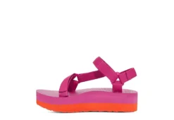 Teva Womens Flatform Universal Platform Outdoor Sandal - Fuschia -Shoe Sales Store US 01 203150 02