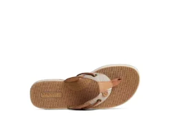 Sperry Womens Seafish Chambray Stripes Flip Flop Sandal - Tan 13 Sperry Womens Seafish Chambray Stripes Flip Flop Sandal - Tan -Shoe Sales Store US 01 203195 04