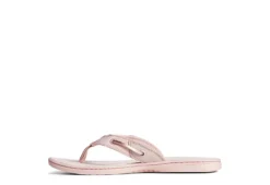 Sperry Womens Seafish Iridescent Sparkle Flip Flop Sandal - Blush -Shoe Sales Store US 01 203196 03