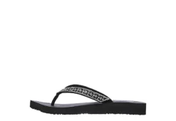 Skechers Womens Lotus Bae Flip Flop Sandal - Black -Shoe Sales Store US 01 203260 02