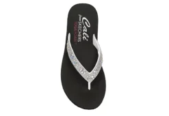 Skechers Womens Love Letter Flip Flop Sandal - White 14 Skechers Womens Love Letter Flip Flop Sandal - White -Shoe Sales Store US 01 203261 05