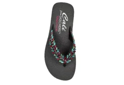 Skechers Womens Lovely Oasis Flip Flop Sandal - Black -Shoe Sales Store US 01 203267 03