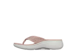 Skechers Womens Dazzle- Arch Fit Flip Flop Sandal - Pink -Shoe Sales Store US 01 203276 02
