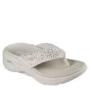 Skechers Womens Dazzle- Arch Fit Flip Flop Sandal - Natural -Shoe Sales Store US 01 203277 00