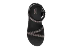 Skechers Womens Affinity Sandal - Black -Shoe Sales Store US 01 203279 05