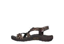 Skechers Womens Reggae Irie Mon Trail Grazer Outdoor Sandal - Chocolate -Shoe Sales Store US 01 203282 02