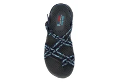 Skechers Womens Reggae Irie Mon Trail Grazer Outdoor Sandal - Navy -Shoe Sales Store US 01 203283 05