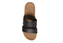 Reef Womens Banded Horizon 2.5 Slide Sandal - Black -Shoe Sales Store US 01 203285 02