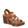 Xappeal Womens Maggy Wedge Sandal - Cognac -Shoe Sales Store US 01 203298 00