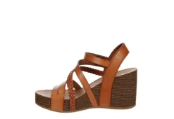 Xappeal Womens Maggy Wedge Sandal - Cognac -Shoe Sales Store US 01 203298 03