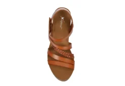 Xappeal Womens Maggy Wedge Sandal - Cognac -Shoe Sales Store US 01 203298 05