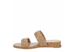 Michael By Michael Shannon Womens Patrice Wedge Sandal - Beige -Shoe Sales Store US 01 203299 03