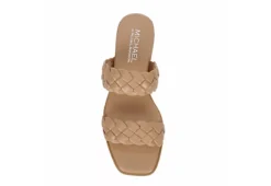 Michael By Michael Shannon Womens Patrice Wedge Sandal - Beige -Shoe Sales Store US 01 203299 05