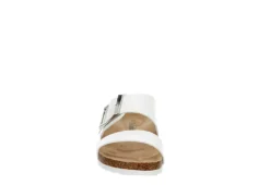 Bjorndal Womens Courtney Footbed Sandal - White -Shoe Sales Store US 01 203303 02