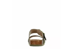 Bjorndal Womens Courtney Footbed Sandal - Olive -Shoe Sales Store US 01 203304 04