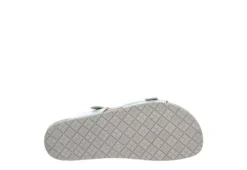 Bjorndal Womens Delaney Footbed Sandal - Silver -Shoe Sales Store US 01 203311 06