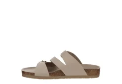 Bjorndal Womens Delaney Footbed Sandal - Taupe -Shoe Sales Store US 01 203312 03