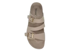 Bjorndal Womens Delaney Footbed Sandal - Taupe -Shoe Sales Store US 01 203312 05