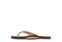 Rainbow Sandals Womens Crystal Collection Flip Flop Sandal - Brown -Shoe Sales Store US 01 203323 03