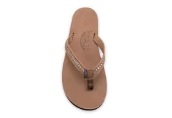 Rainbow Sandals Womens Crystal Collection Flip Flop Sandal - Brown -Shoe Sales Store US 01 203323 05