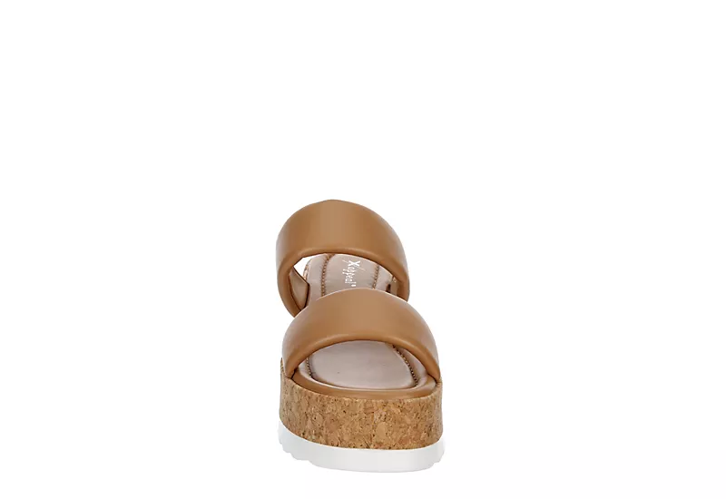 Xappeal Womens Bethany Wedge Sandal - Tan 5 Xappeal Womens Bethany Wedge Sandal - Tan - Image 3