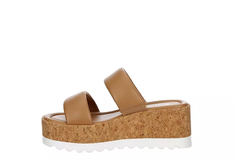 Xappeal Womens Bethany Wedge Sandal - Tan 6 Xappeal Womens Bethany Wedge Sandal - Tan - Image 4