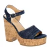 Michael By Michael Shannon Womens Maria Wedge Sandal - Denim 1 Michael By Michael Shannon Womens Maria Wedge Sandal - Denim -Shoe Sales Store US 01 203328 00