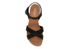 Xappeal Womens Rayna Sandal - Black -Shoe Sales Store US 01 203331 05