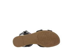 Xappeal Womens Rayna Sandal - Black -Shoe Sales Store US 01 203331 06