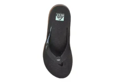 Reef Womens Santa Ana Flip Flop Sandal - Black 11 Reef Womens Santa Ana Flip Flop Sandal - Black -Shoe Sales Store US 01 203343 02