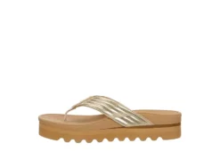 Reef Womens Horizon Shea Hi Slide Sandal - Champagne -Shoe Sales Store US 01 203345 03